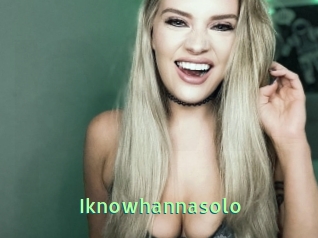 Iknowhannasolo